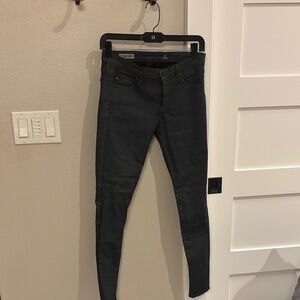 AG Adriano Goldschmied Charcoal Extreme Skinny Jeans